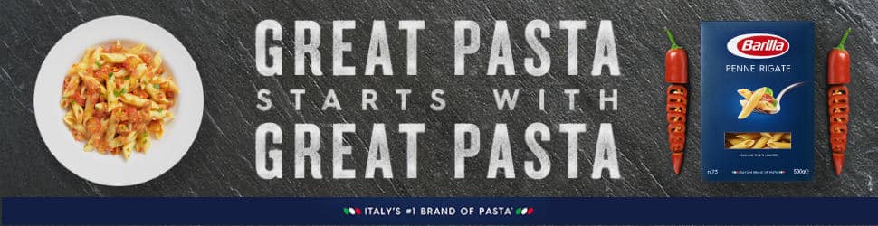 Food Advertisements – Barilla Pasta 970x250
