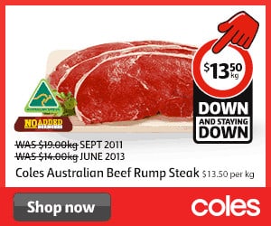 Supermarket Advertisements - Coles 300x250