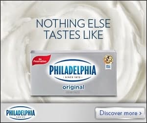 Food Advertisements - Philadelphia Cream Cheese 300x250