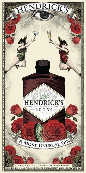 Alcohol Advertising - Hendricks - Gin - 300x600