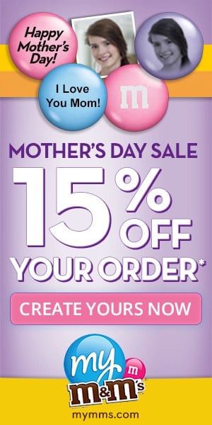 Mother's Day Ads M&Ms 300x600