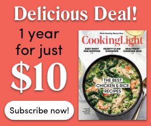 Subscribe Now - Cooking Light Magazine - 300x250