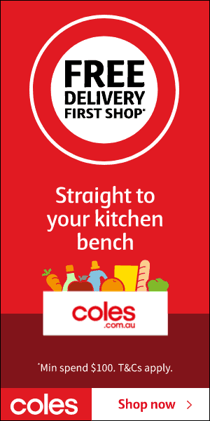 Coles - 300x600 - Grocery Delivery Advertising