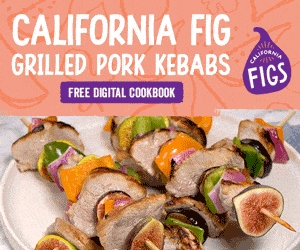 Free Cookbook - California Figs - 300x250 - Call to Action