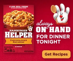 Get Recipes - Hamburger Helper - 300x250 - Call to Action
