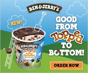 Order Now - Ben and Jerrys - 300x250 - Call to Action