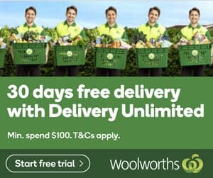 Start Free Trial - Woolworths - 300x250 - Call to Action