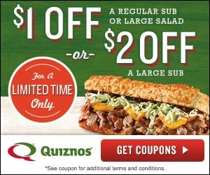 Quiznos - 300x250 - Coupon